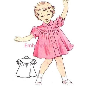Plus Size (or any size) Vintage 1950s Dress Pattern - PDF - Pattern No 154 Geraldine