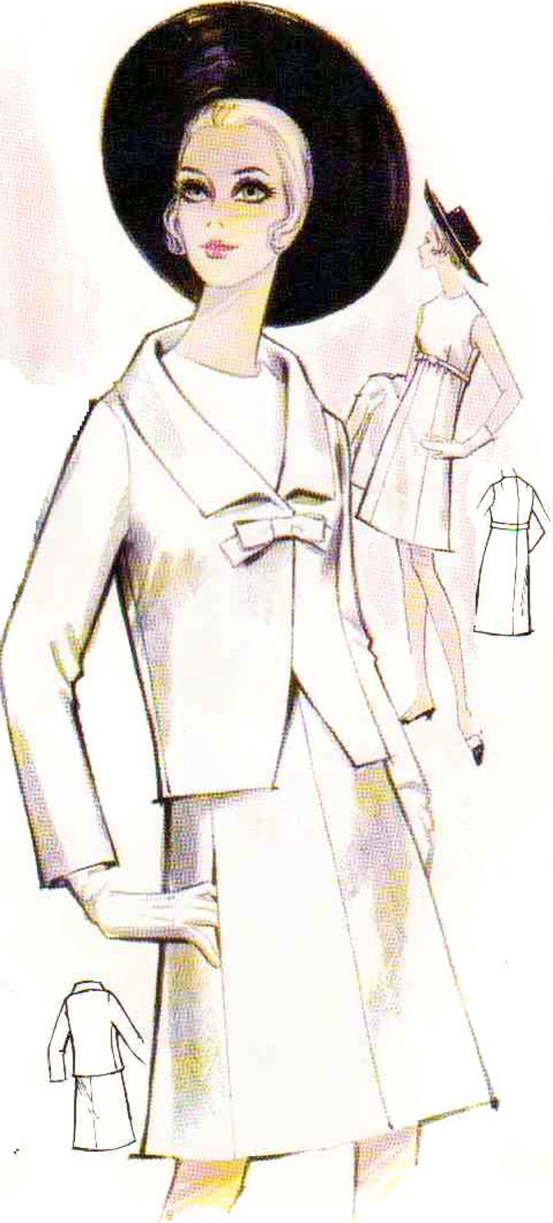 Plus Size or Any Size Vintage 1969 Women's Dress Pattern | Etsy