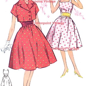 Plus Size (or any size) Vintage 1950s Suit Pattern - PDF - Pattern No 23 24: Margaret