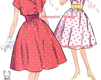 Plus Size (or any size) Vintage 1950s Suit Pattern - PDF - Pattern No 23 24: Margaret