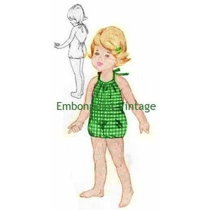 Plus Size (or any size) Vintage 1969 Girl&#39;s Dress Pattern - PDF - Pattern No 90 Marian