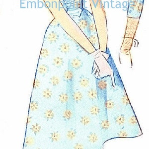 Plus Size or any size Vintage 1949 Dress & Bolero Sewing Pattern PDF Pattern No 7 Madeline image 3