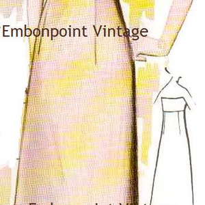 Plus Size or any size Vintage 1969 Dress Pattern PDF Pattern No 64 Caroline image 3