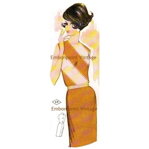 Plus Size (or any size) Vintage 1969 Evening Jacket Pattern - PDF - Pattern No 68 Ginger