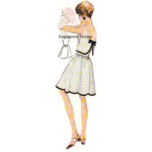 Plus Size (or any size) Vintage 1969 Dress Pattern - PDF - Pattern No 102 Erica