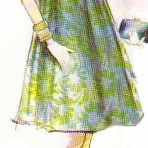 Plus Size or any size Vintage 1969 Women's Swing Dress Pattern PDF Pattern No 153 Lauri image 3