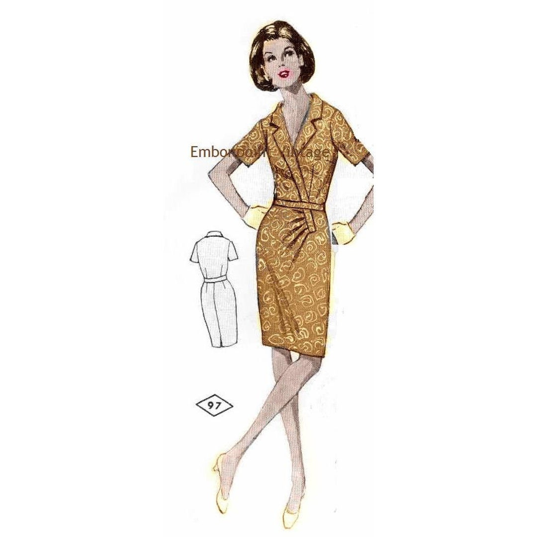 Plus Size Retro Pattern Plus Size (or Any Size) Vintage 1969 Dress Pattern - PDF - Pattern No ...