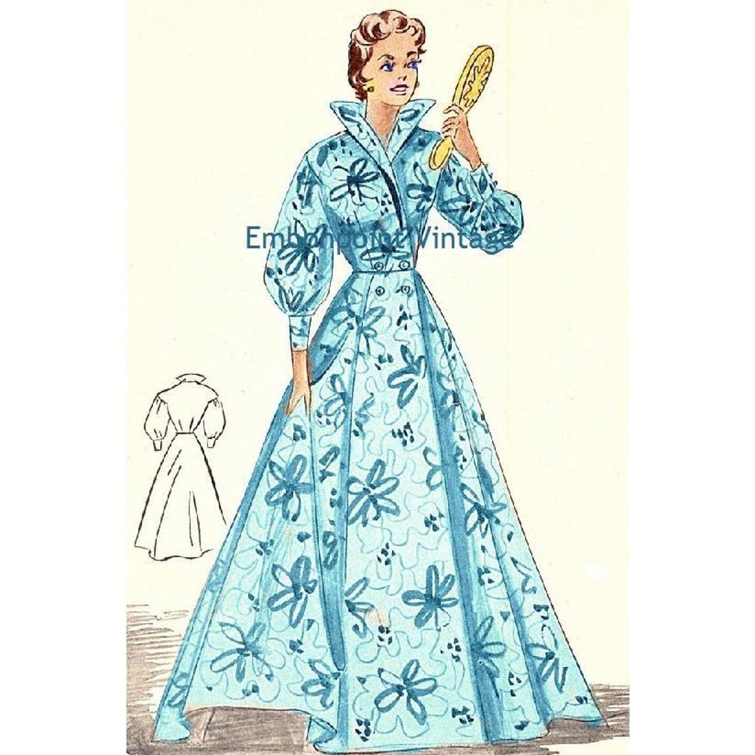 Plus Size (or Any Size) Vintage 1949 Jacket Sewing Pattern - PDF ...