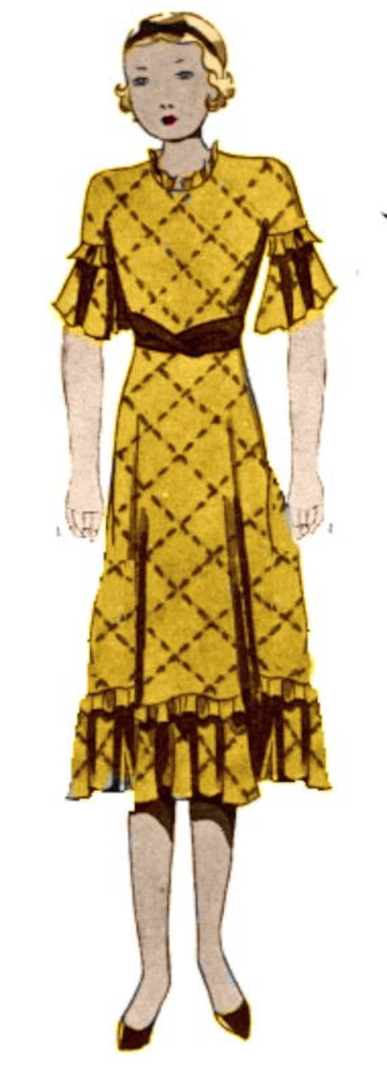 1930s evening dress reproduction