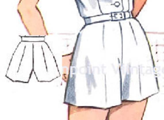 Vintage high clearance waisted shorts pattern
