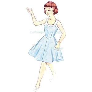 Plus Size (or any size) Vintage 1950s Petticoat Pattern - PDF - Pattern No 205 Marjorie