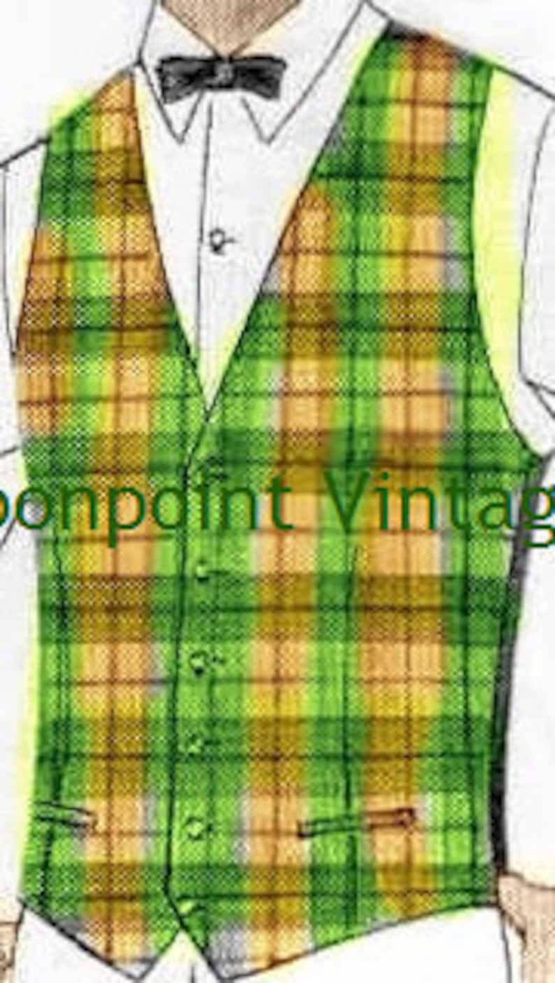 Plus Size (or Any Size) Vintage 1969 Vest Pattern - PDF - Pattern No 93 ...
