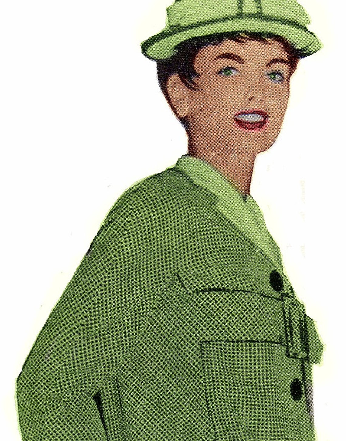 Vintage Sewing Patterns Plus Size or Any Size 1956 Wiggle Dress