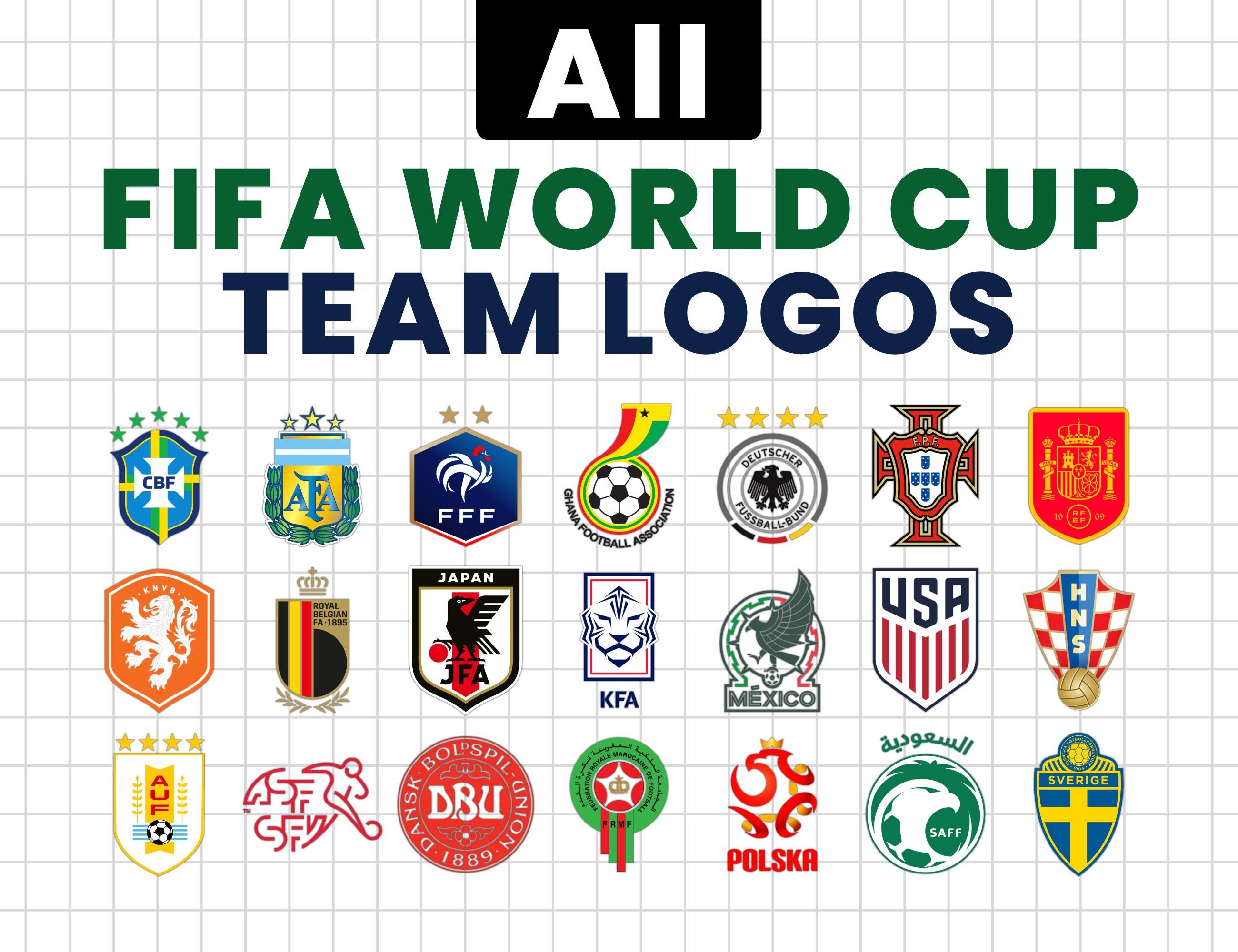 2026 FIFA World Cup Team Logos Bundle – All Qualified Teams SVG & PNG ...