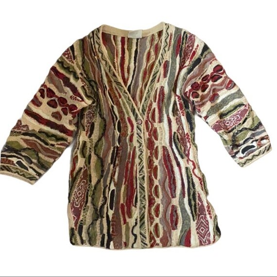 Beautiful COOGI Classic Cardigan Sweater Medium