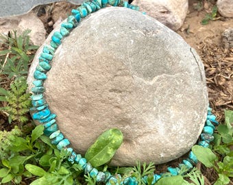 Beautiful Chunk Turquoise-Native American Necklace