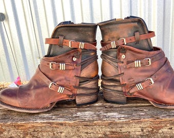 Freebird Leather Ankle Boots