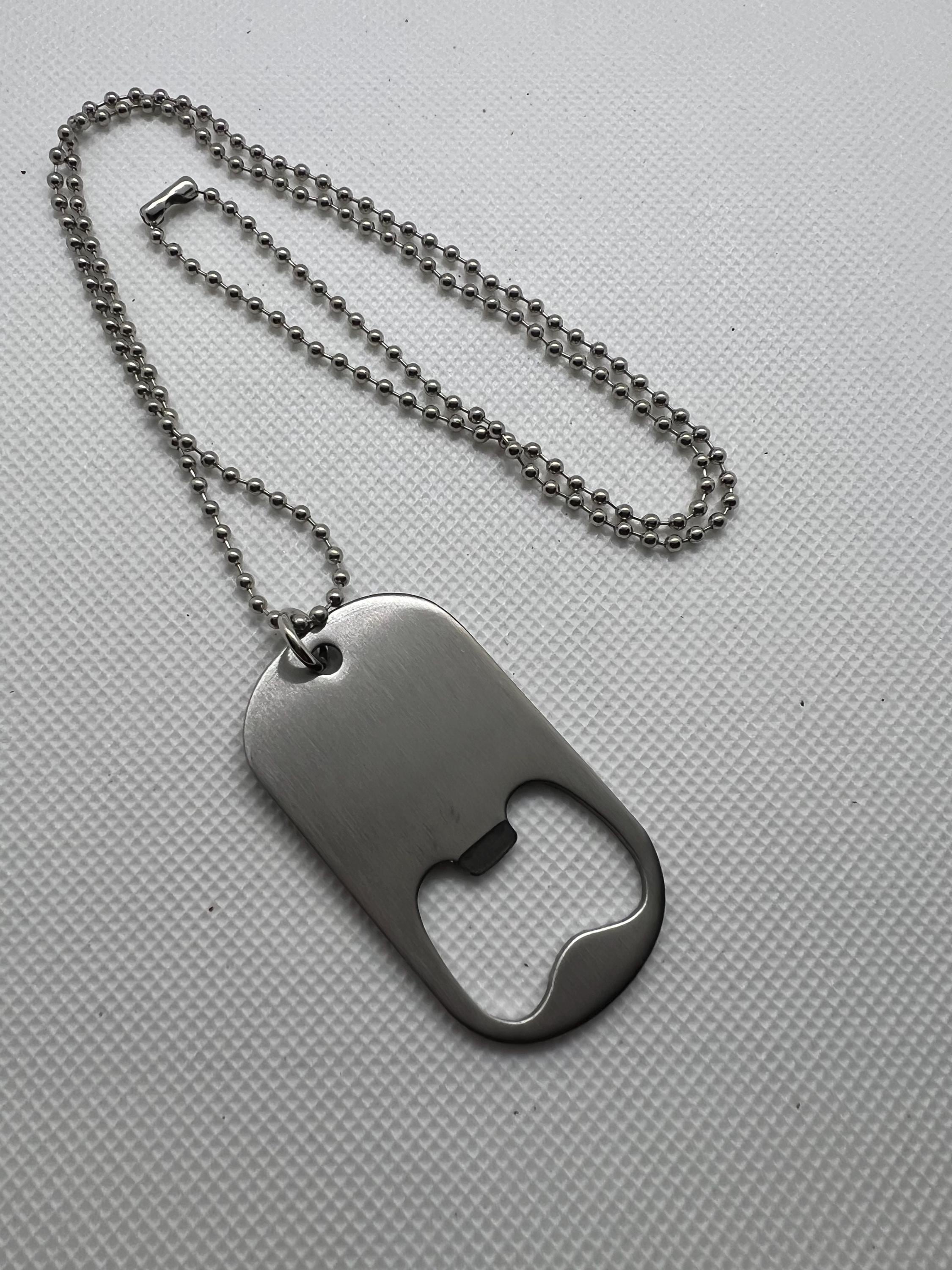 ネックレス・ペンダント Bottle Opener Pendant Necklace #5831 Bottle Opener Necklace - Etsy