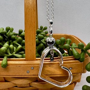 Vintage Spoon Heart Necklace: Repurposed Silver Plated Pendant