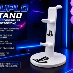 Double Stand for Ps5 Controller & HeadPhone