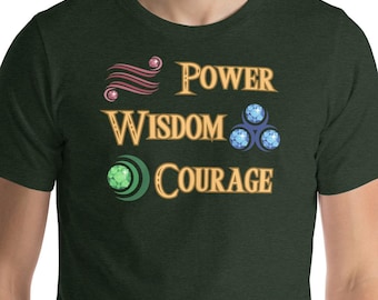 Elements of the Triforce Legend of Zelda Unisex t-shirt