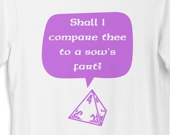 Baldur's Gate 3 Vicious Mockery Bard Unisex t-shirt