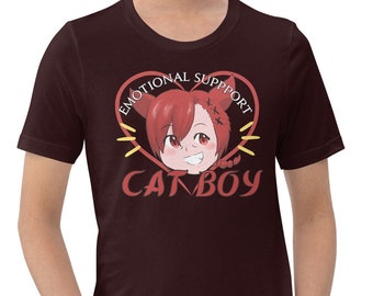 Emotional Support Cat Boy G'raha Tia FFXIV Unisex t-shirt