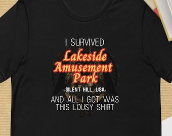 I Survived Lakeside Amusement Park Unisex t-shirt