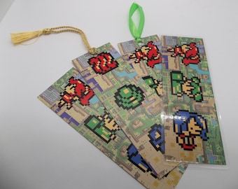 Double sided Gameboy Oracle Sprites Bookmark