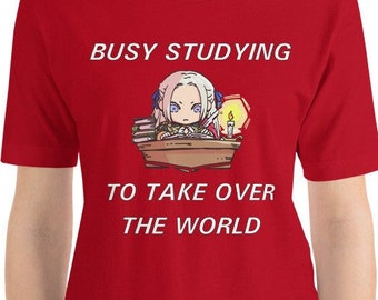 Edelgard is Studying Fire Emblem Short-sleeve unisex t-shirt