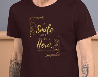 Haurchefant Smile Quote Short-sleeve unisex t-shirt
