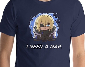 Dimitri Needs a Nap Fire Emblem: Three Houses Short-Sleeve Unisex T-Shirt