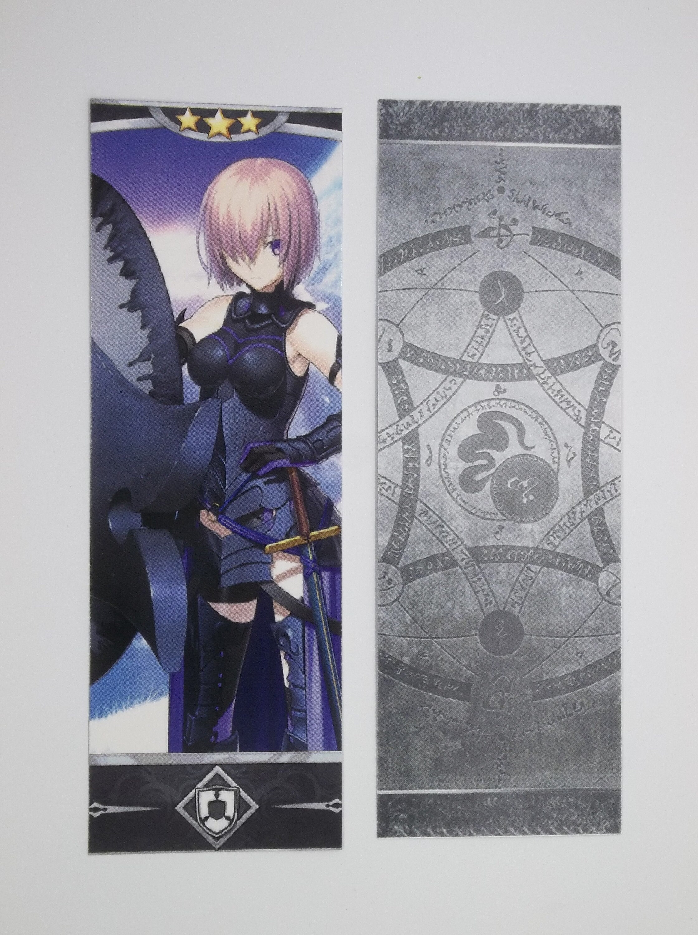 Fate Grand Order Servant Card Double Sided Bookmarks Altria - Etsy