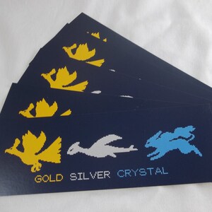 Johto Mascot Pokemon Bookmark Gold Silver Crystal image 3