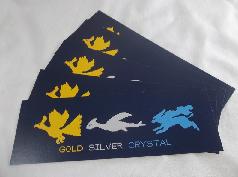 Johto Mascot Pokemon Bookmark Gold Silver Crystal image 3