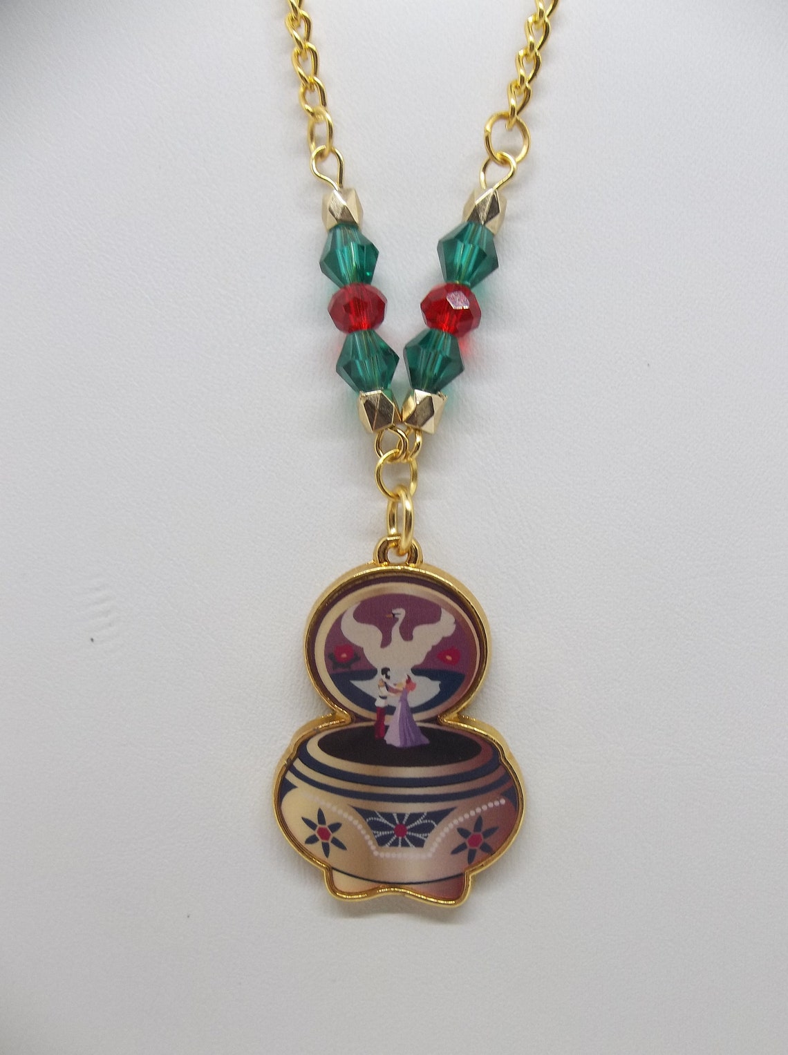 Anastasia Music Box Pendant Necklace Etsy
