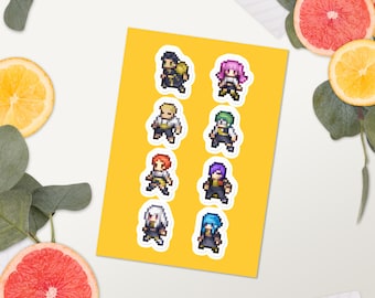 Fire Emblem Three Houses Golden Deer Pixel Art Sticker sheet