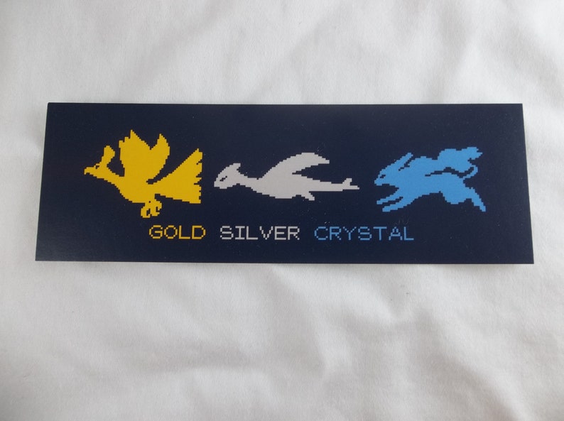 Johto Mascot Pokemon Bookmark Gold Silver Crystal image 2