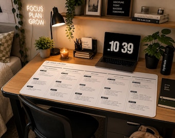Life Man Checklist - Schreibtischunterlage zum Ausdrucken