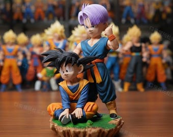 Dragon Ball Z Son Goten & Trunks Figure Anime Statue Super Saiyan Collectible Desk Decor PVC Model Gift
