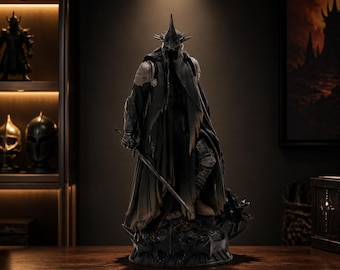Witch King of Angmar Figure, Dark Fantasy Statue, Collector Display Model, Decor Gift