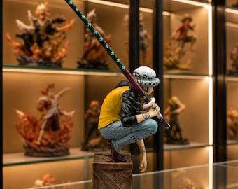 Trafalgar Law Figure 17cm Anime Collectible Statue PVC Display Model Room Decor Gift