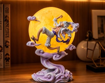 26cm LED Moon Light Anime Figure PVC Collectible Display Statue