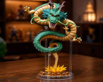 Dragon Ball Z Shenron Figure 18cm PVC Anime Dragon Statue Collectible Display Model