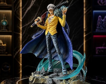 Trafalgar Law Figure, One Piece Anime Statue, PVC Collectible Figure, Manga Decor Gift