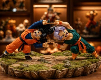 Dragon Ball Z Son Goten Trunks Figure Anime Statue Gotenks Fusion Collectible PVC Model Gift