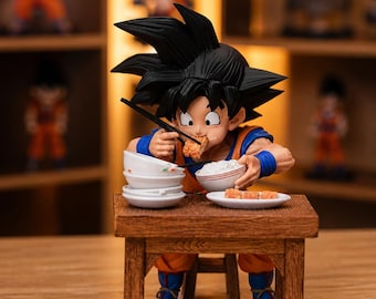 Dragon Ball Z Dining Series Figure Goku Vegeta Kuririn Android 18 Gohan Collectible PVC Model Set