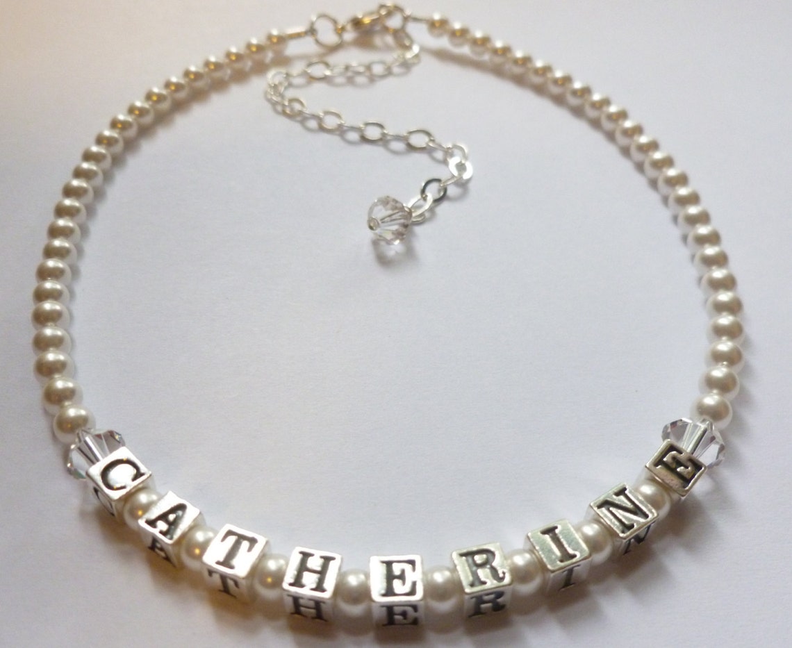 Jewelry Personalized Baby Girl Necklace With Sterling Silver Etsy
