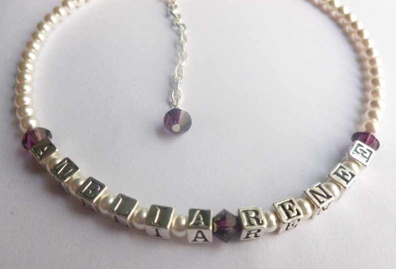 Jewelry Personalized Baby Girl Necklace With Sterling Silver Etsy