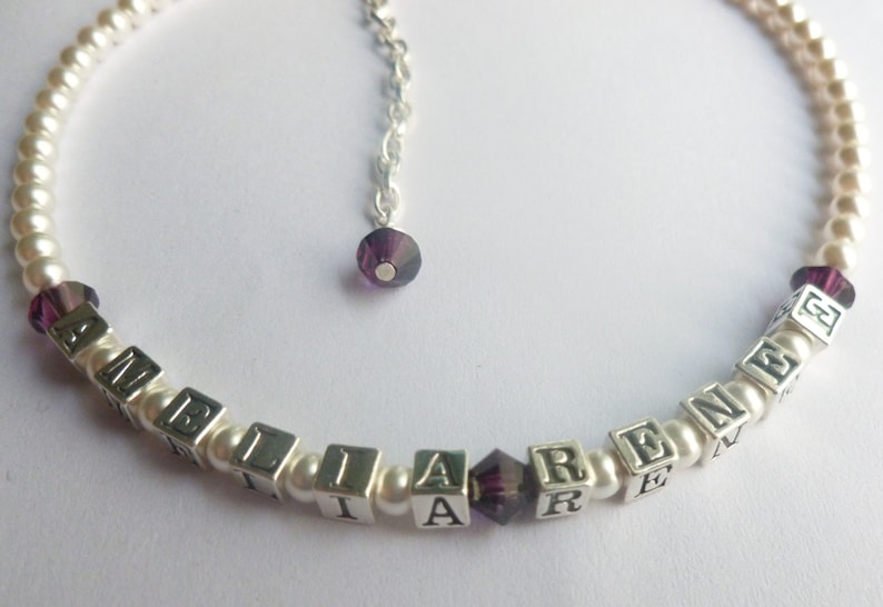 Jewelry Personalized Baby Girl Necklace With Sterling Silver Etsy